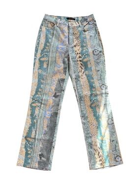 Roberto Cavalli FW2005 Patchwork Print Jeans